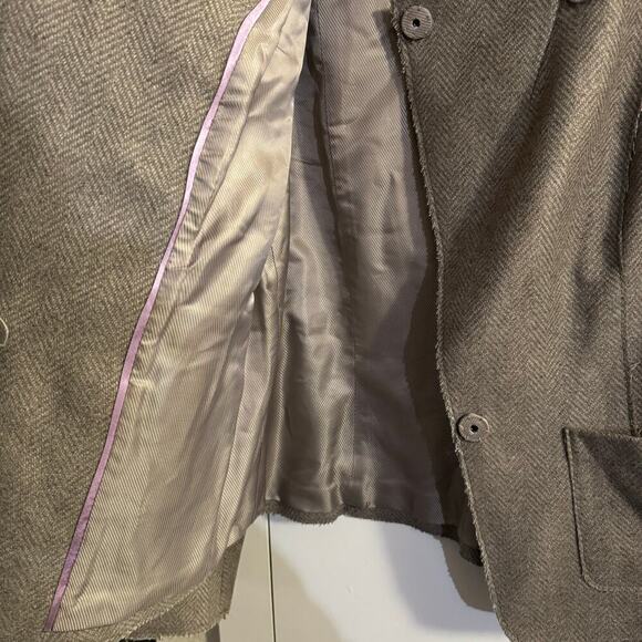 Banana Republic Italian Fabric Women's Wool Blend Jacket Size 8P - Picture 8 of 8